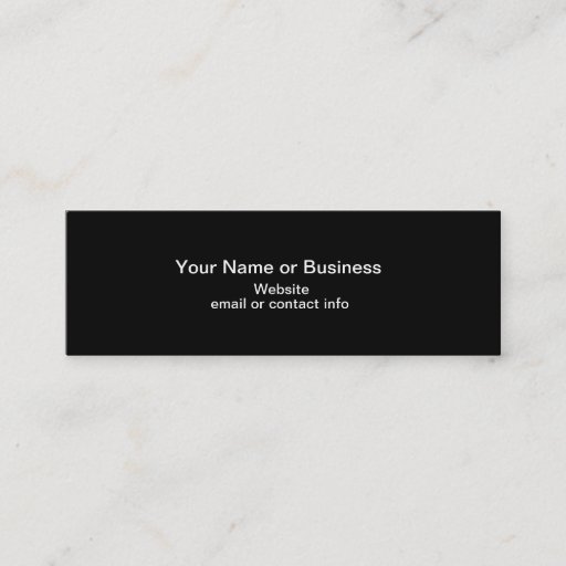 Customizable Web of Color Mini Bookmark Business Card