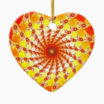 Web Of Fire Ceramic Ornament