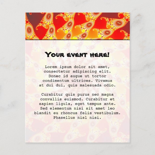 Web Of Fire Flyer (Front)