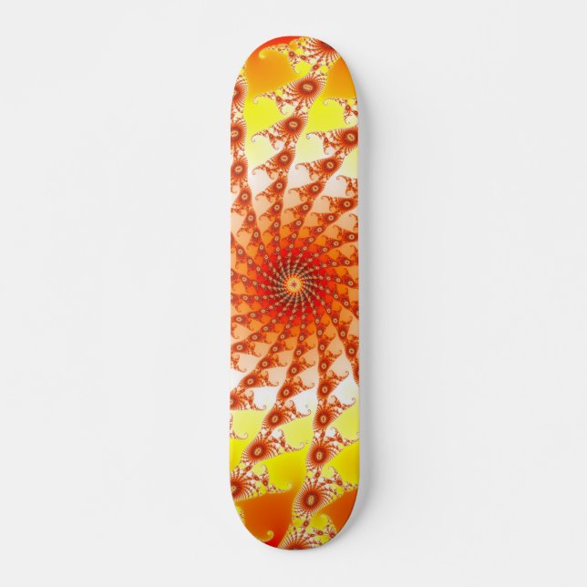 Web Of Fire Skateboard Deck (Front)