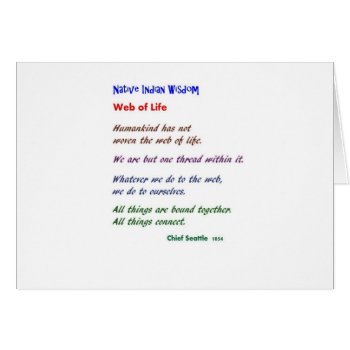 Web Of Life : Native American Wisdom by 2sideprintedgifts at Zazzle