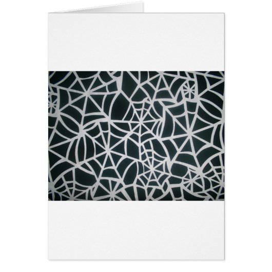 Web of Mystery: Delicate Trap - White Spider Web Cards (Front)
