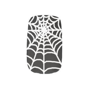 Web of White Minx Nail Art