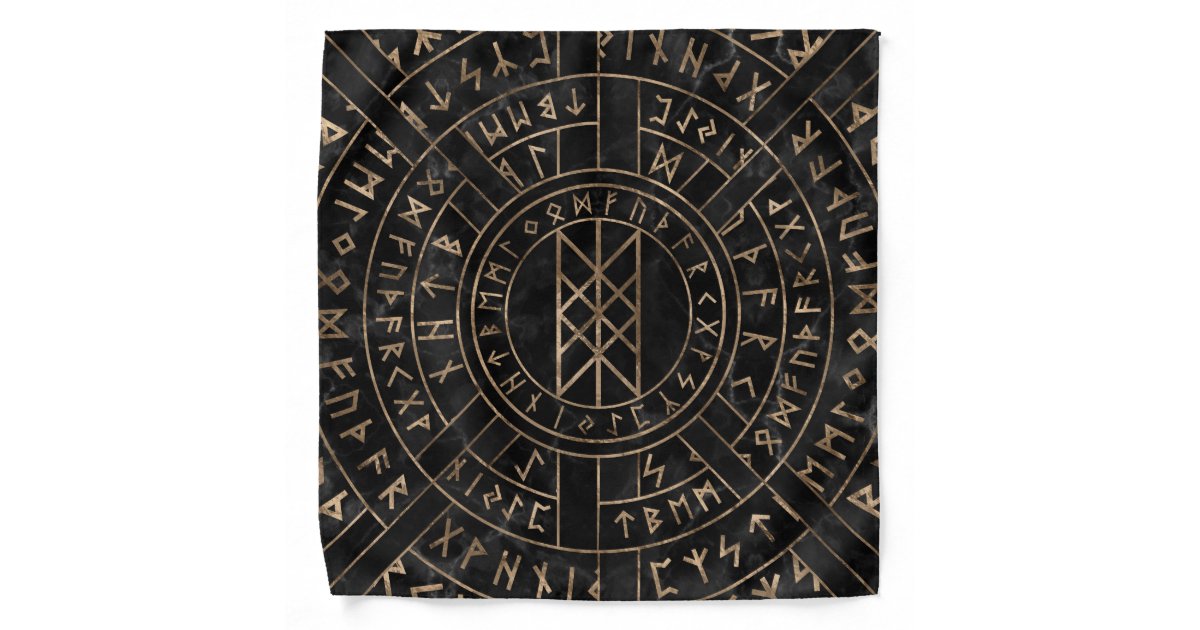 Web of Wyrd The Matrix of Fate- Marble and gold Wrapping Paper