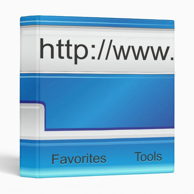 Web Page Browser Binder (Front/Spine)