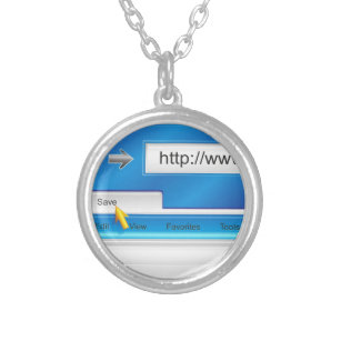 Web Page Browser necklace