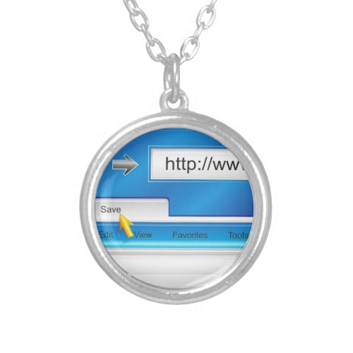 Web Page Browser necklace