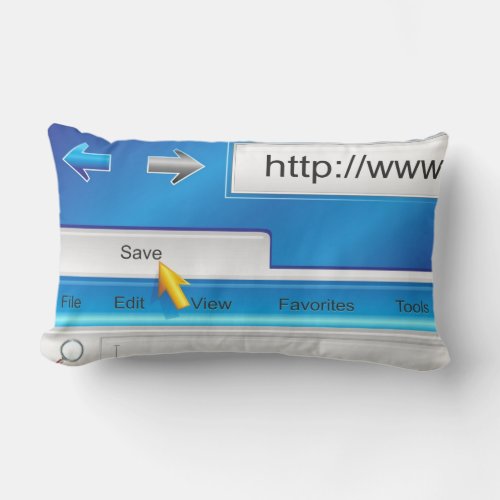 Web Page Browser pillow