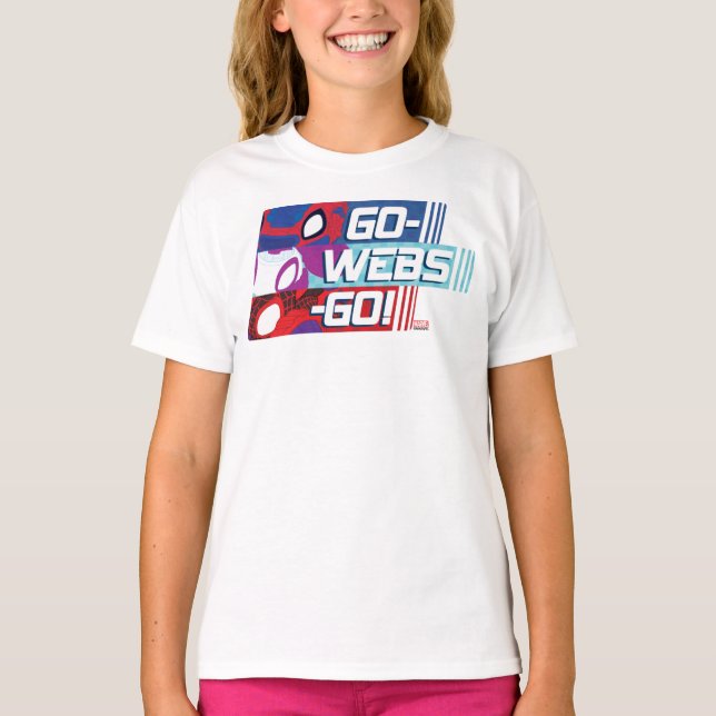 Web Squad Racers Go-Webs-Go! T-Shirt (Front)