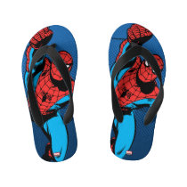 Web-Swinging Spider-Man Kid's Flip Flops Web-Swinging Spider-Man Kid's Flip Flops