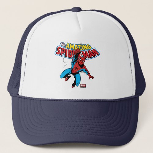 Web_Swinging Spider_Man Trucker Hat