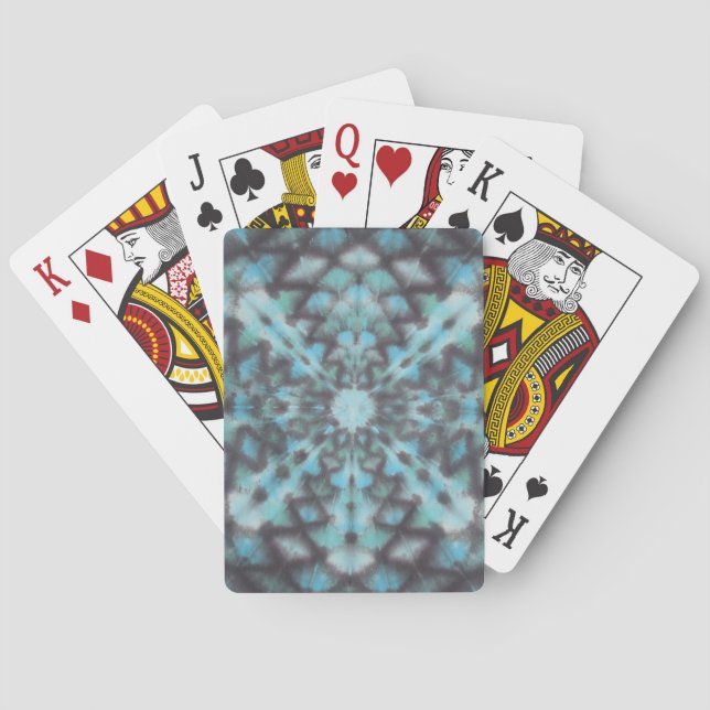 Web Tie Dye Playing Cards (Back)