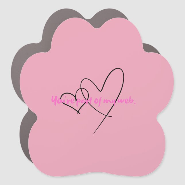 Web Within – Art of Hidden Strength Car Magnet (Front)