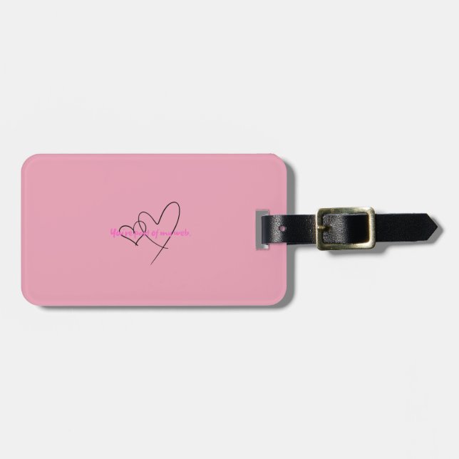 Web Within – Art of Hidden Strength Luggage Tag (Front Horizontal)