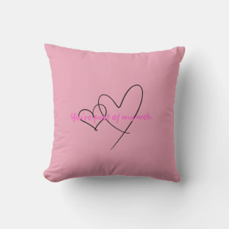 Web Within – Art of Hidden Strength Throw Pillow