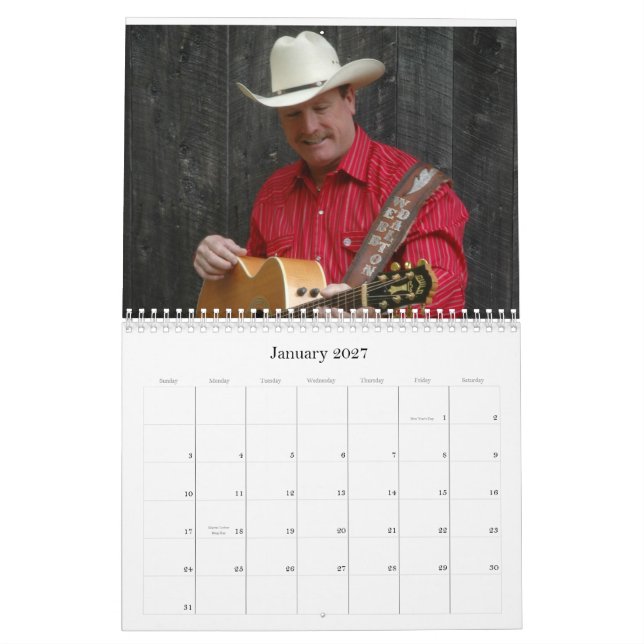 Webb Dalton Calendar (Jan 2027)