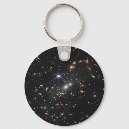 Webbs First Deep Field _ James Webb Telescope Keychain