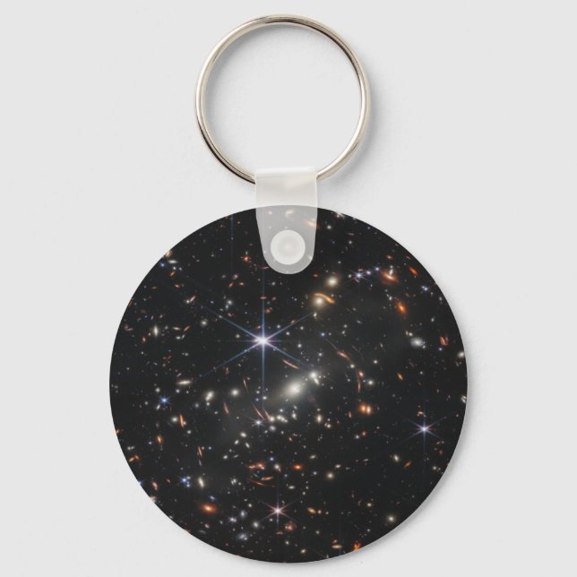 "Webb’s First Deep Field" - James Webb Telescope Keychain (Front)
