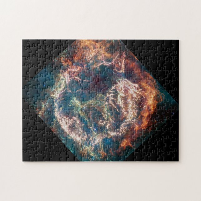 WEBB SPACE Supernova Cassiopeia Image A MIRI  Jigsaw Puzzle (Horizontal)