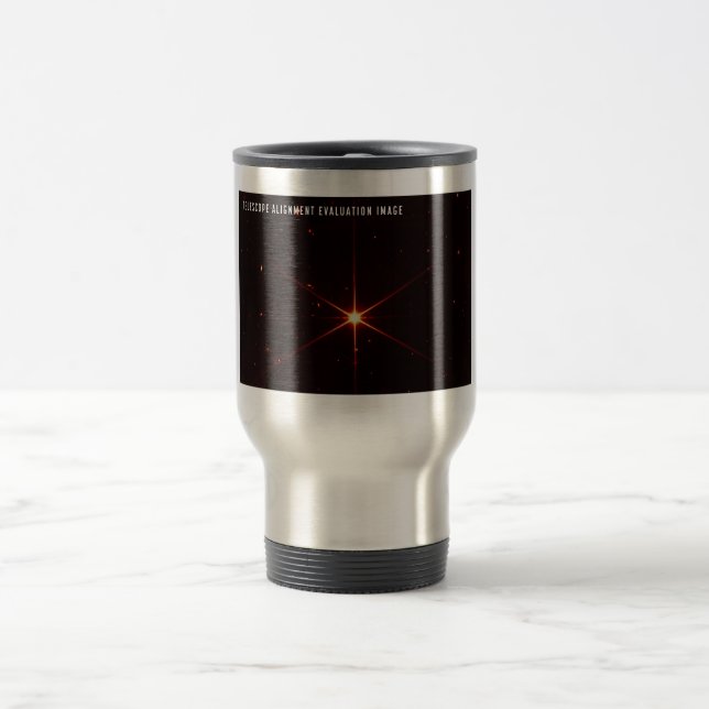 Webb Space Telescope, A Starry Guide to Alignment Travel Mug (Center)