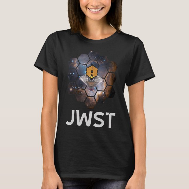 WEBB Space Telescope in Nebula UNFOLDING THE UNIVE T-Shirt (Front)
