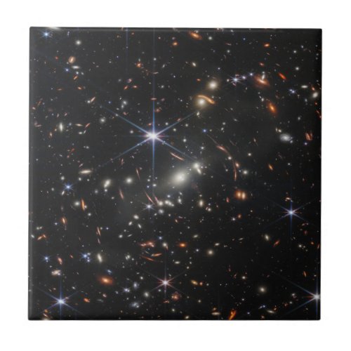 Webb Space Telescope science nasa universe star as Ceramic Tile