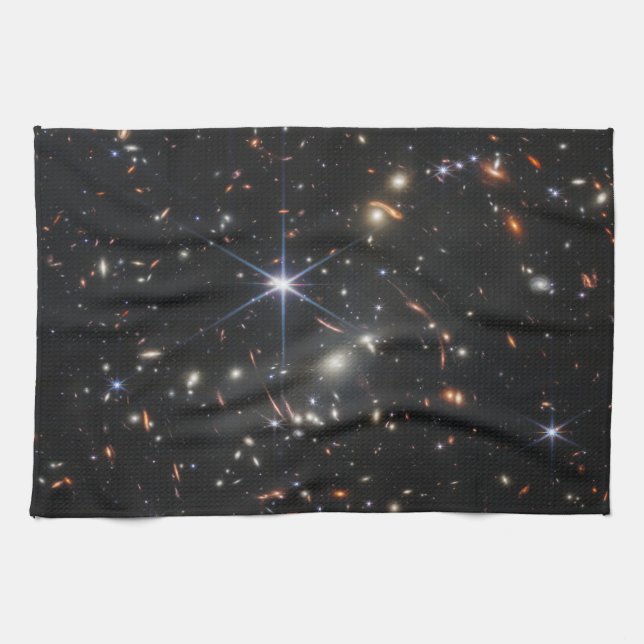 Webb Space Telescope science nasa universe star as Kitchen Towel (Horizontal)