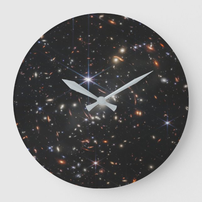 Webb Space Telescope science nasa universe star as Large Clock (Front)