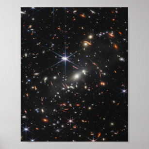 Webb Space Telescope science nasa universe star as Poster