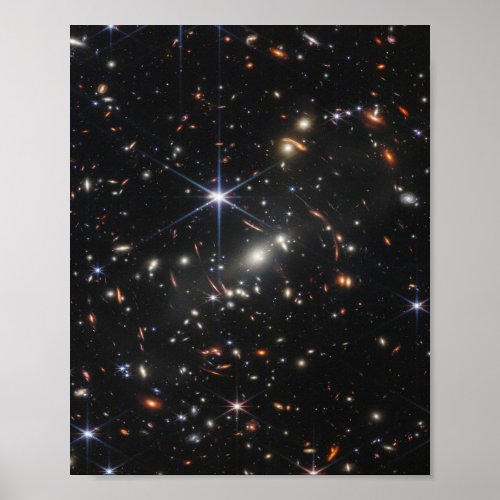 Webb Space Telescope science nasa universe star as Poster