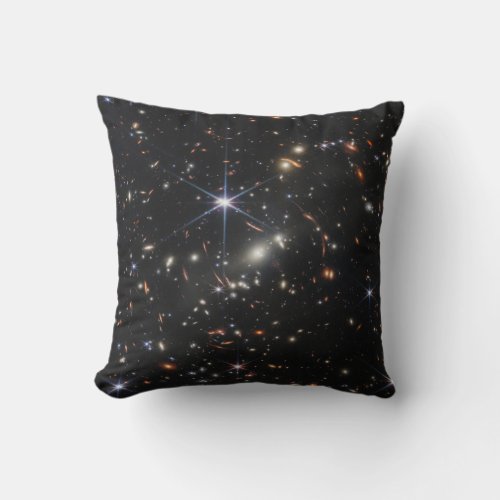 Webb Space Telescope science nasa universe star as Throw Pillow