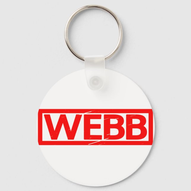 Webb Stamp Keychain (Front)