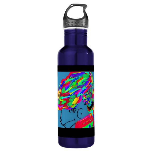 Webbed Skinned Creature Stainless Steel Bottle (Front)