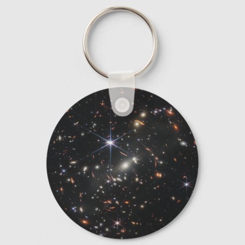 Webbs First Deep Field James Webb Telescope Keychain