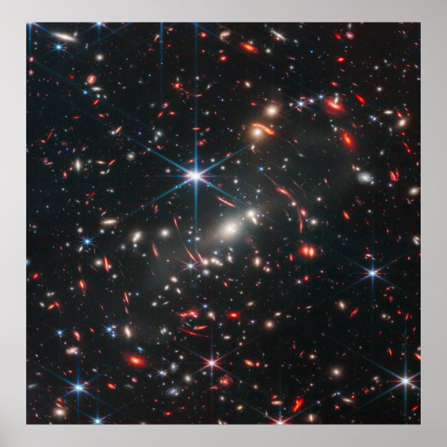 Webb's First Deep Field (NIRCam Image) Full Size Poster | Zazzle