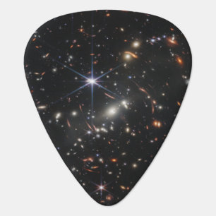 Webb's First Deep Field View Galaxies in Universe Guitar Pick