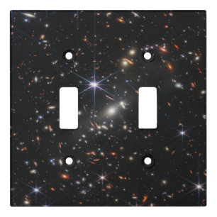 Webb's First Deep Field View Galaxies in Universe Light Switch Cover