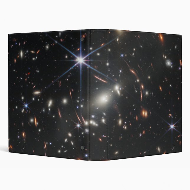 Webb's First Deep Field View of the Universe  3 Ring Binder (Background)