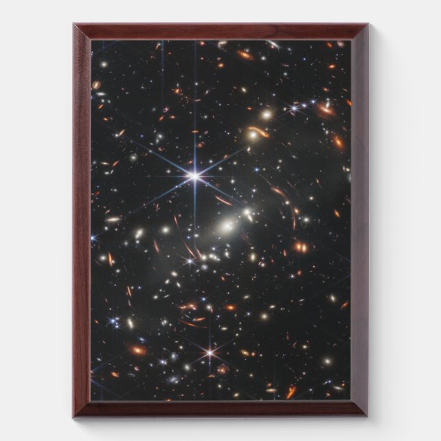 Webb's First Deep Field View of the Universe  Award Plaque (Vertical)