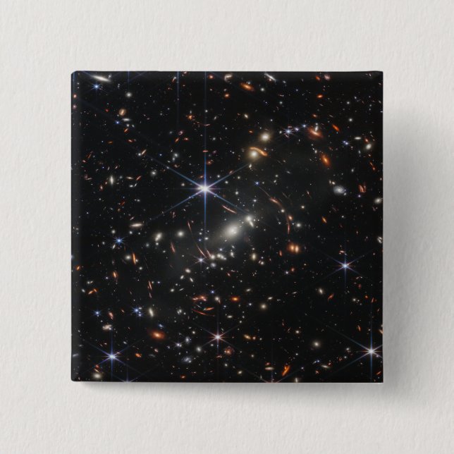 Webb's First Deep Field View of the Universe  Button (Front)