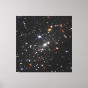 Webb's First Deep Field View of the Universe  Canvas Print