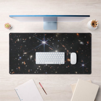Webb's First Deep Field View of the Universe Desk Mat