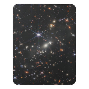 Webb's First Deep Field View of the Universe  Door Sign