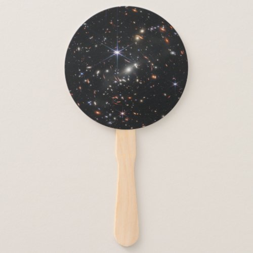 Webbs First Deep Field View of the Universe  Hand Fan