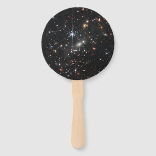 Webb's First Deep Field View of the Universe  Hand Fan