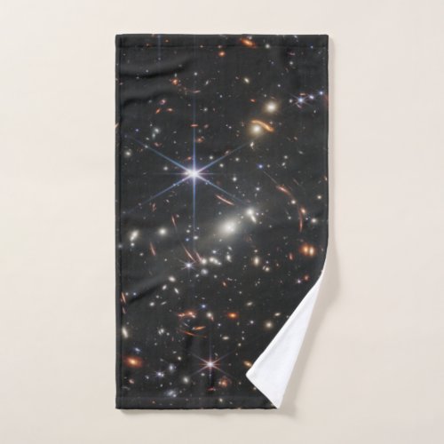 Webbs First Deep Field View of the Universe  Hand Towel