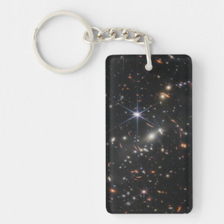 Webb's First Deep Field View of the Universe Keychain