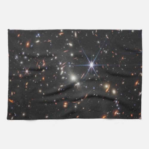 Webbs First Deep Field View of the Universe  Kitchen Towel