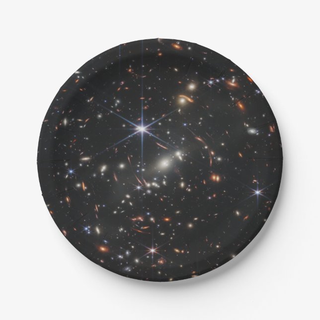 Webb's First Deep Field View of the Universe  Paper Plates (Front)