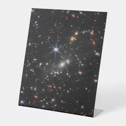 Webbs First Deep Field View of the Universe  Pedestal Sign